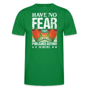 Écrivain Auteur de romans - T-shirt sport Homme - vert - Devant - AI Model Male 178 dark (178cm)