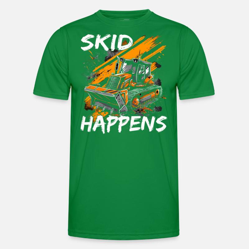 Skid steer loader enthusiasts Men's Functional T-Shirt