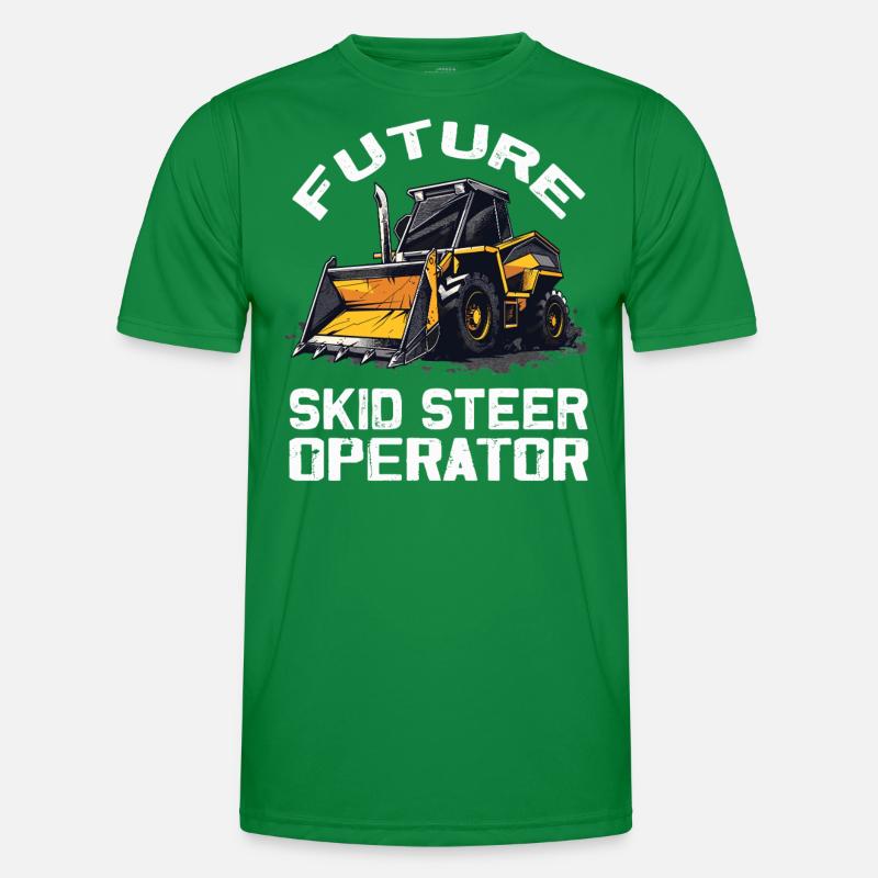 Skid steer loader enthusiasts Men's Functional T-Shirt