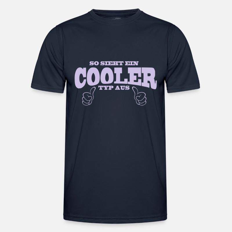 Cooler Typ Männer Funktions-T-Shirt