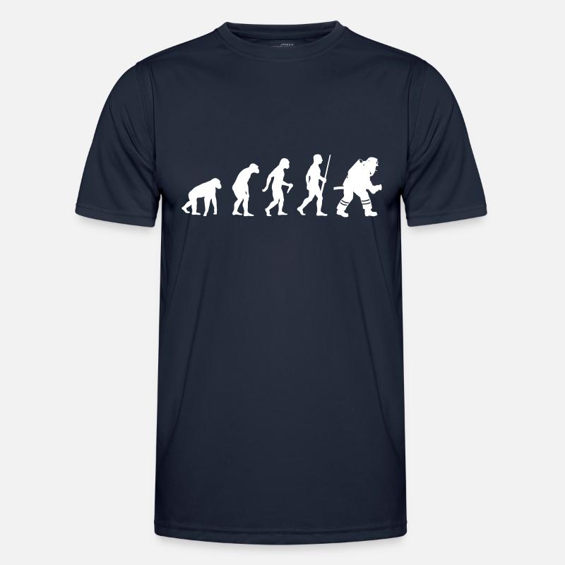 Firefighter evolution - Männer Funktions-T-Shirt - Navy