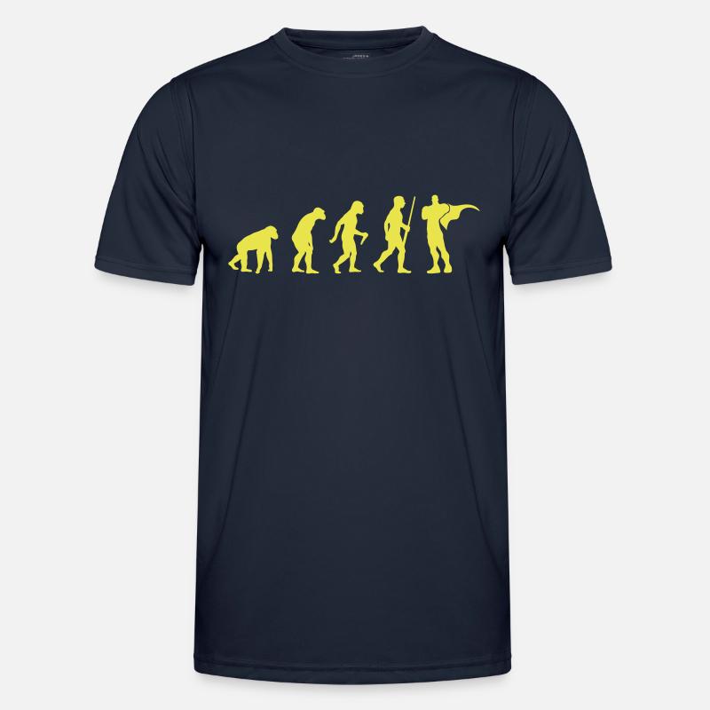 Super Hero Evolution Männer Funktions-T-Shirt