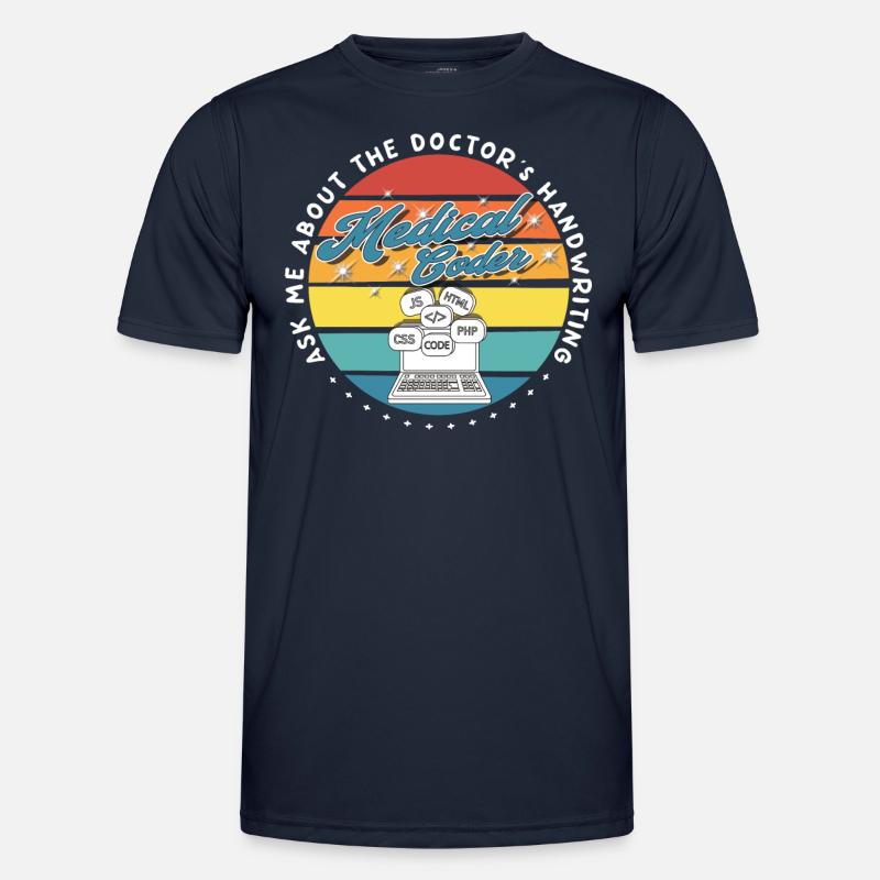 Medical Assistant - Medical Coder - Men's Functional T-Shirt - navy