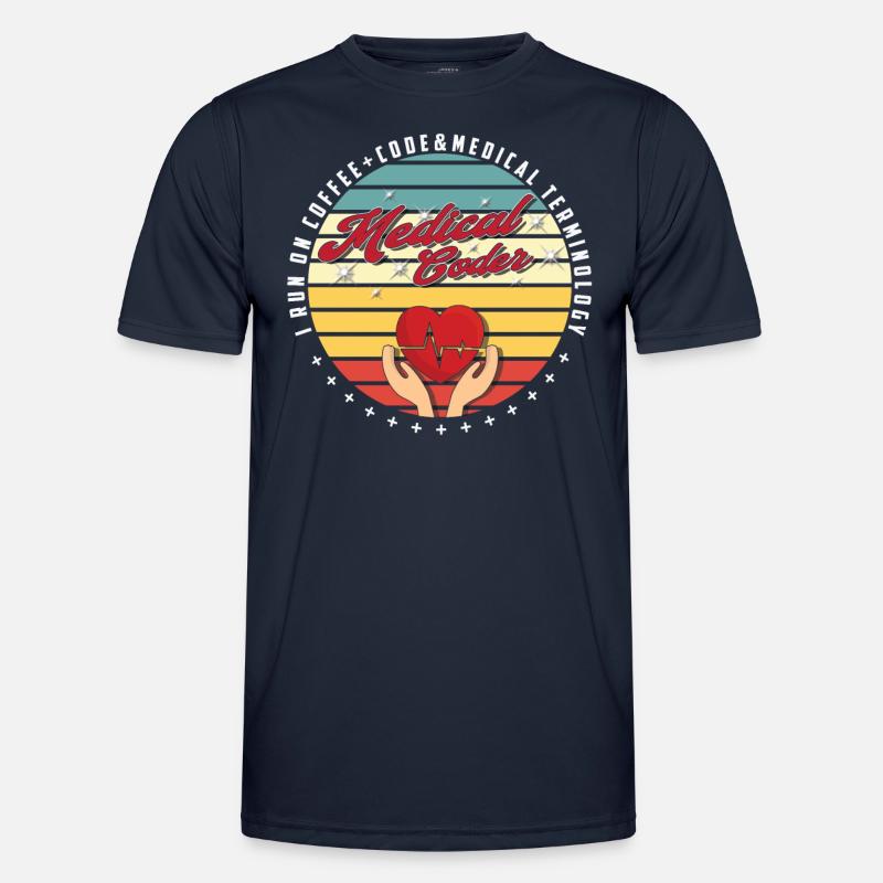 Medical Assistant - Medical Coder - Men's Functional T-Shirt - navy