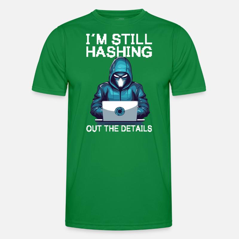 Ethischer Hacking -Analyst Ethische Männer Funktions-T-Shirt