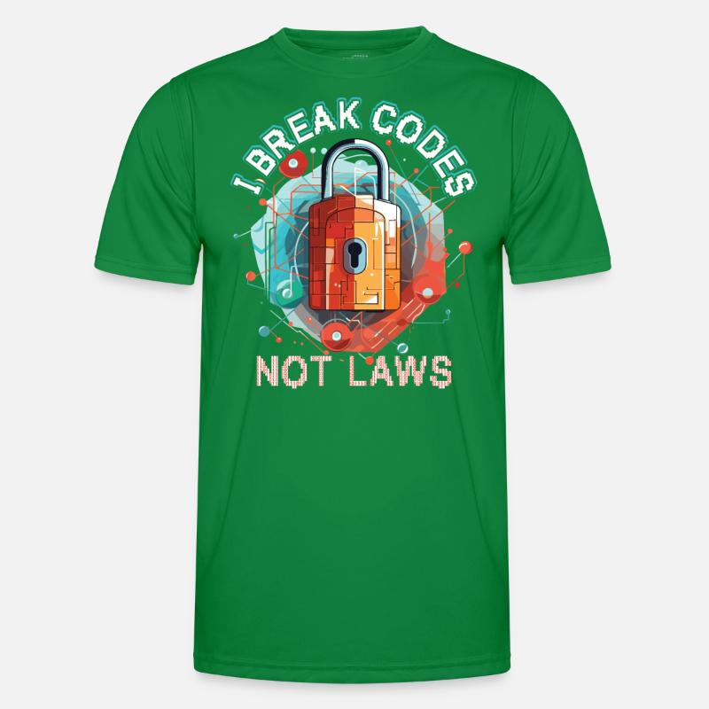 Cybersecurity Art Hacking Lover Computer Nerd Men's Functional T-Shirt