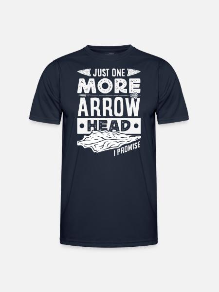 Arrowhead Hunter Archery Arrowhead - Men's Functional T-Shirt - navy