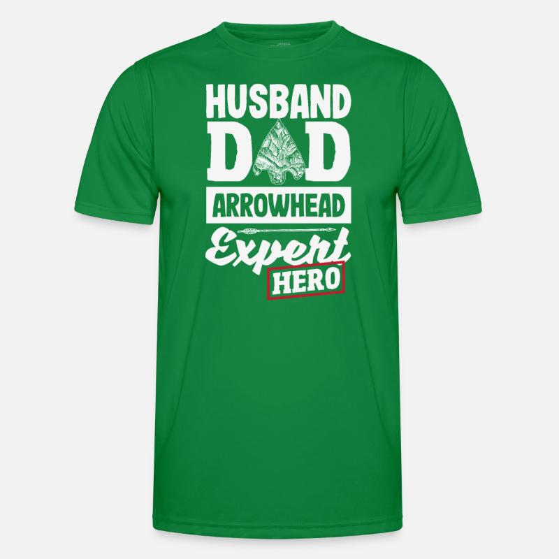 Pointe de flèche Chasseur Tir à l’arc Pointe de flèche T-shirt sport Homme