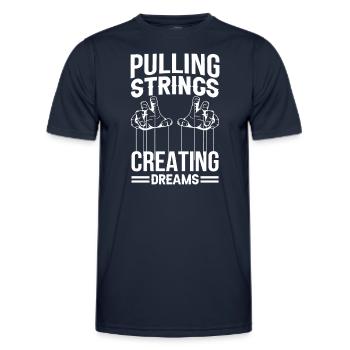 Puppeteer, puppeteer - Men's Functional T-Shirt - navy - Front - AI Model Male 178 dark (178cm)