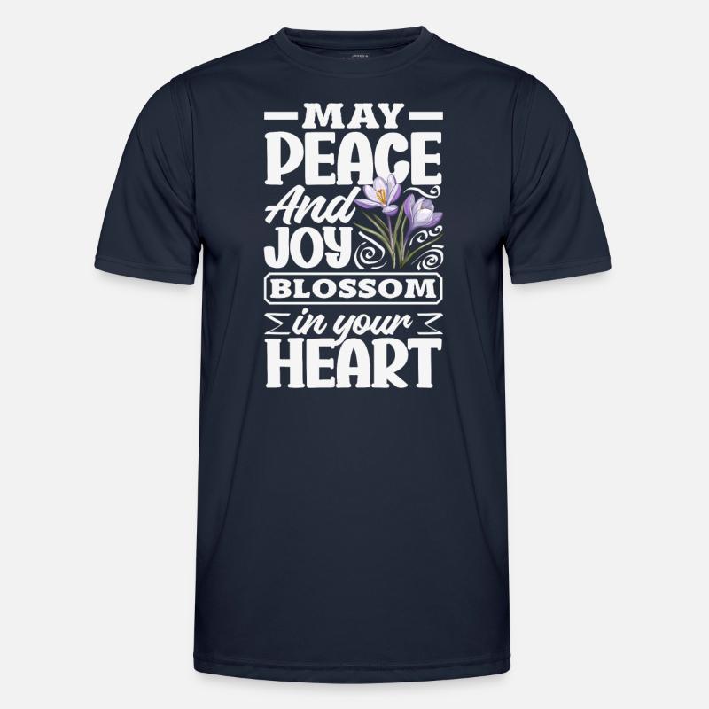Easter Eostre Pagan Spring - Men's Functional T-Shirt - navy