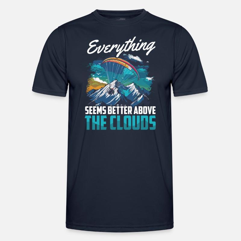 Paramotoring paramotoring - Men's Functional T-Shirt - navy