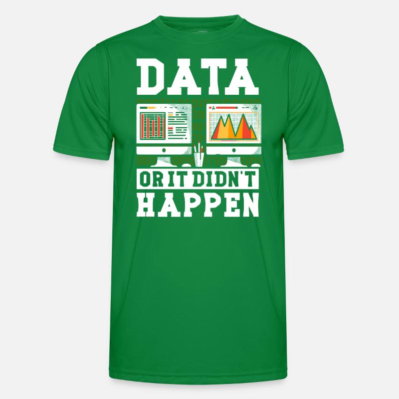 Les données ou ce n’est pas arrivé Le Big Data T-shirt sport Homme