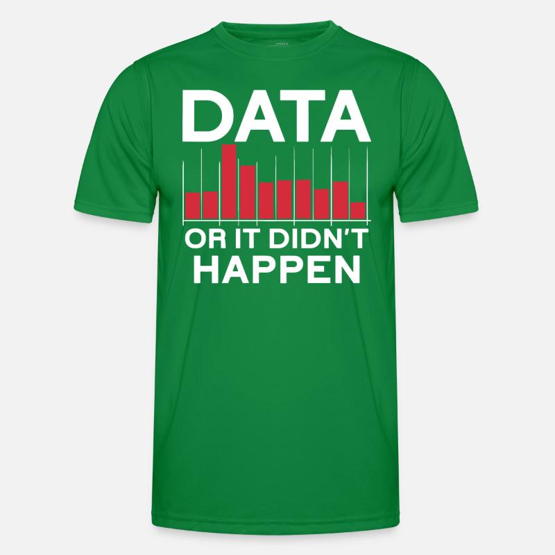 Les données ou ce n’est pas arrivé Le Big Data T-shirt sport Homme