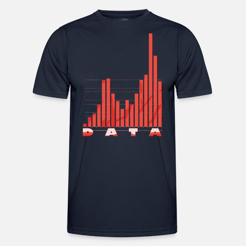 Behavioral Analyst Data Coding - Men's Functional T-Shirt - navy