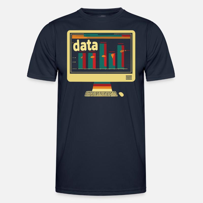 Behavioral Analyst Data Coding - Men's Functional T-Shirt - navy