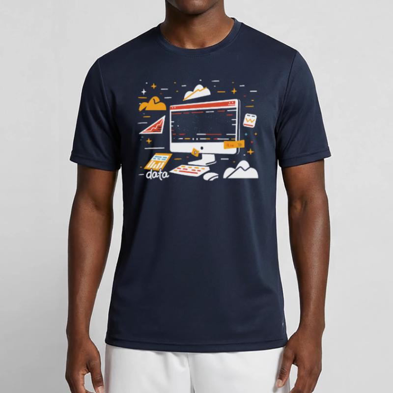 Behavioral Analyst Data Coding Men's Functional T-Shirt