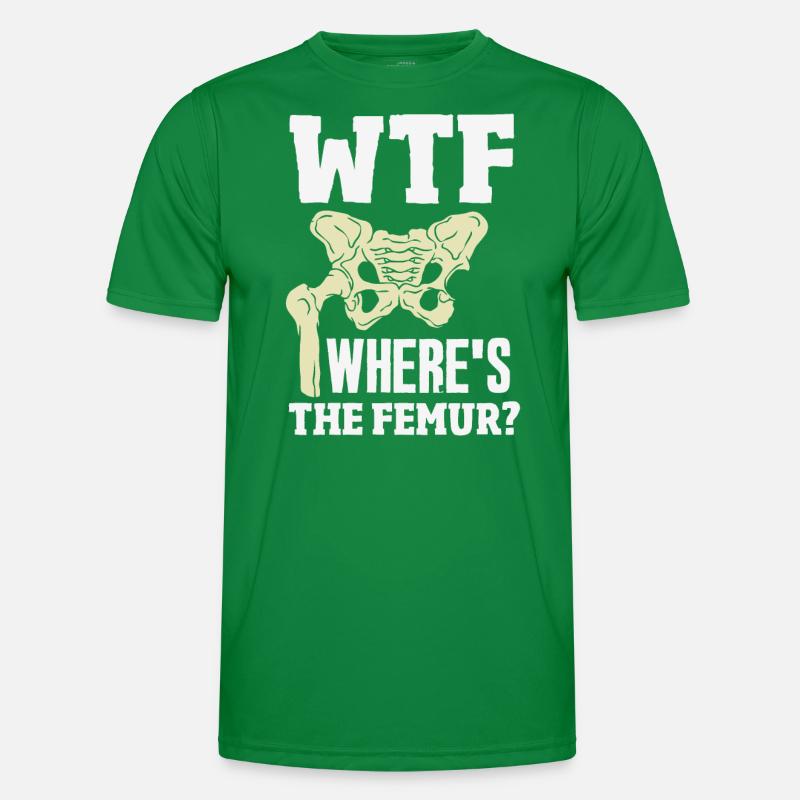 Reconstruction de la jambe Restauration T-shirt sport Homme