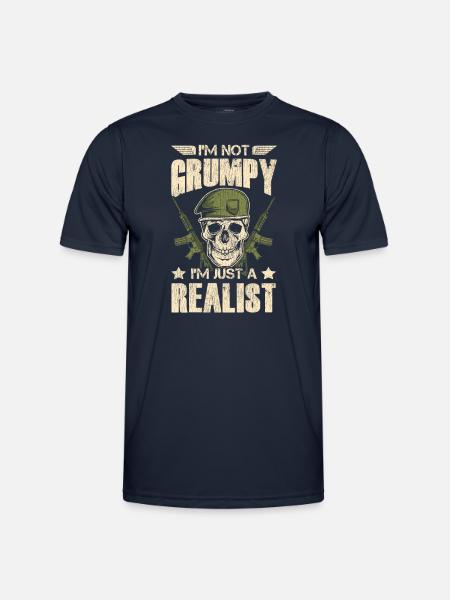 Veteran Medicated Dysfunctional - Männer Funktions-T-Shirt - Navy
