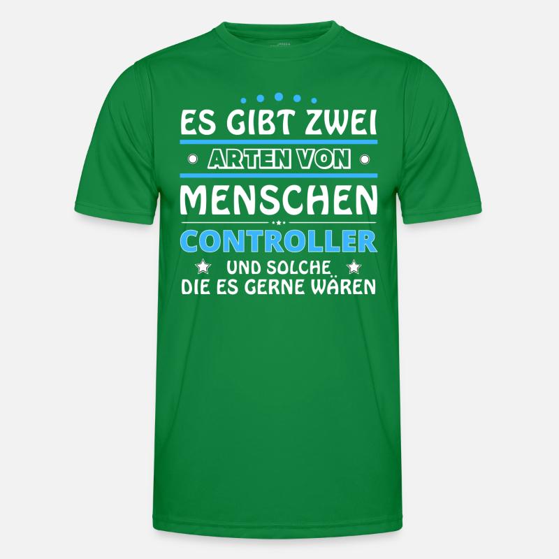 Controller Geschenk - zwei Arten von... Design Männer Funktions-T-Shirt