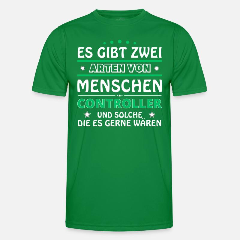 Controller Geschenk - zwei Arten von... Design Männer Funktions-T-Shirt