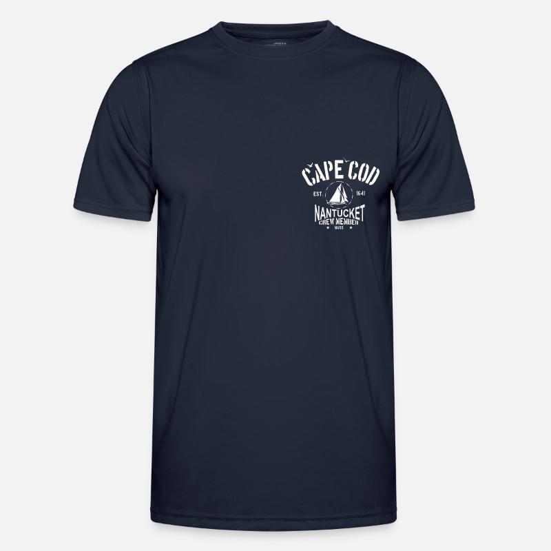 Cape Cod Nantucket - Men's Functional T-Shirt - navy