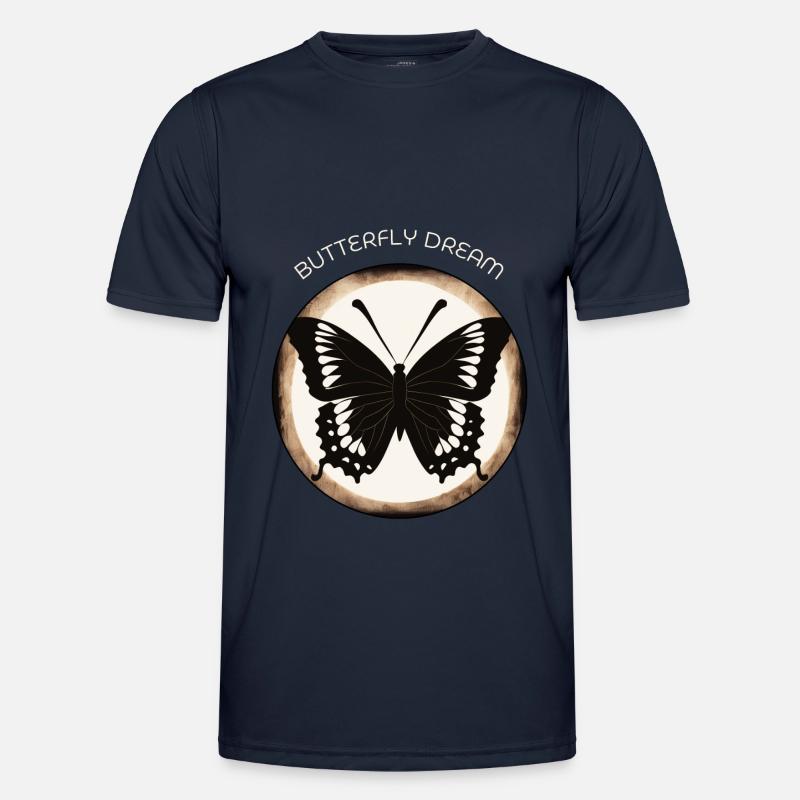Butterflies pattern T-shirt sport Homme
