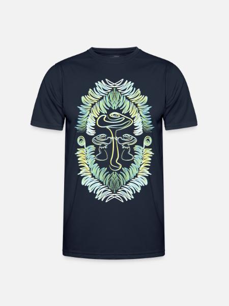 Vision double - T-shirt sport Homme - bleu marine