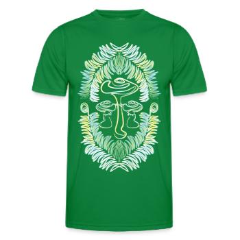 Vision double - T-shirt sport Homme - vert - Devant - AI Model Male 178 dark (178cm)
