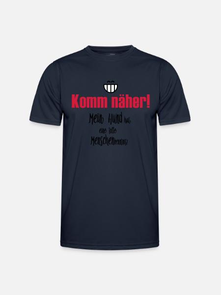 Komm näher! - Männer Funktions-T-Shirt - Navy