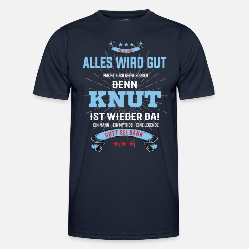 Alles wird gut denn Knut Ist da T-Shirt Männer Funktions-T-Shirt