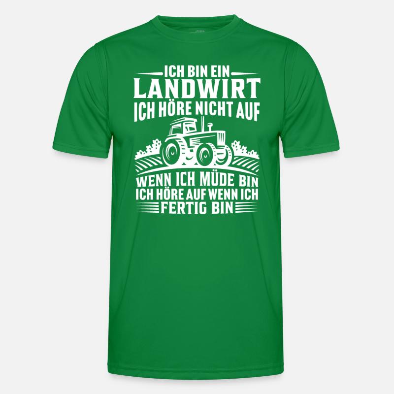 geschenk bauer ich bin ein landwirt Männer Funktions-T-Shirt