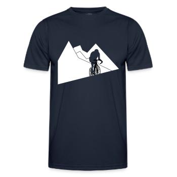 Climber - Men's Functional T-Shirt - navy - Front - AI Model Male 178 dark (178cm)
