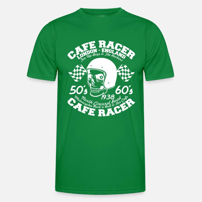 Motorcycle pattern - Cafe Racer Men's Functional T-Shirt