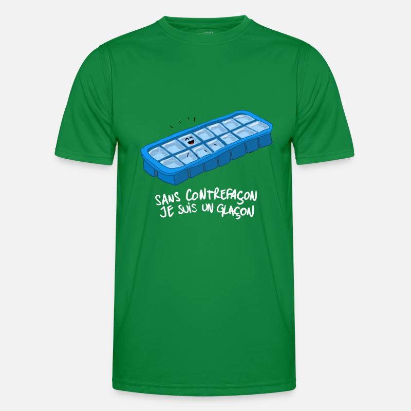 Sans contrefaçon je suis un glaçon T-shirt sport Homme