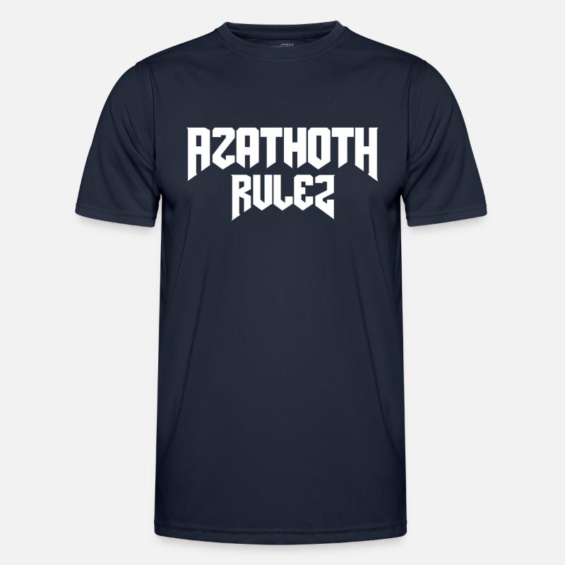 Azathoth Rules Thulhu Myth - Men's Functional T-Shirt - navy