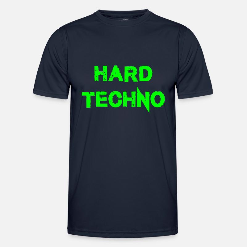 Hard Techno - Funktionsshirt til herrer - marineblå