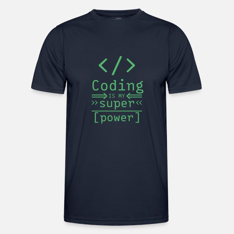 Programming Software Programmer Coder Coder - Men's Functional T-Shirt - navy