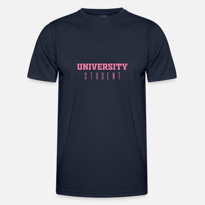 Studentin Studentin Studentin Studentin - Männer Funktions-T-Shirt - Navy