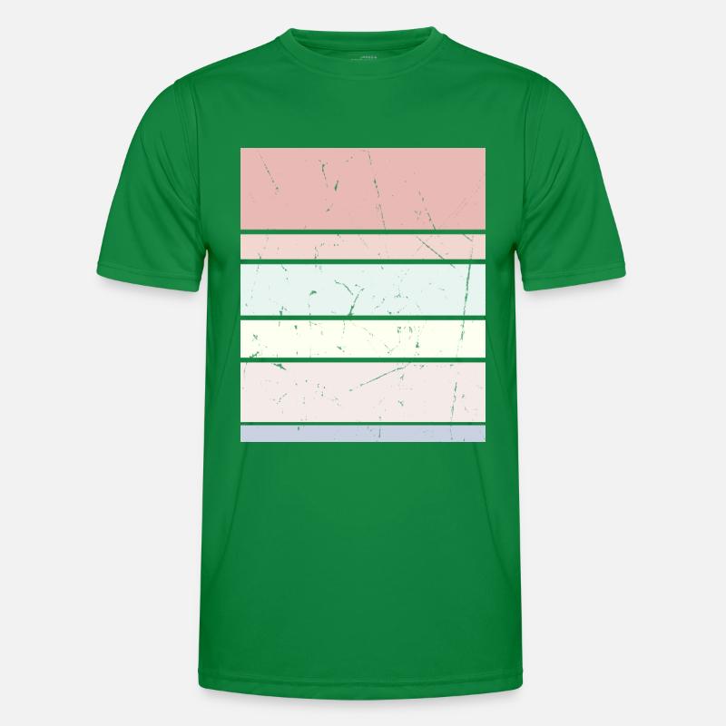 Rectangle pastel d’arrière-plan T-shirt sport Homme