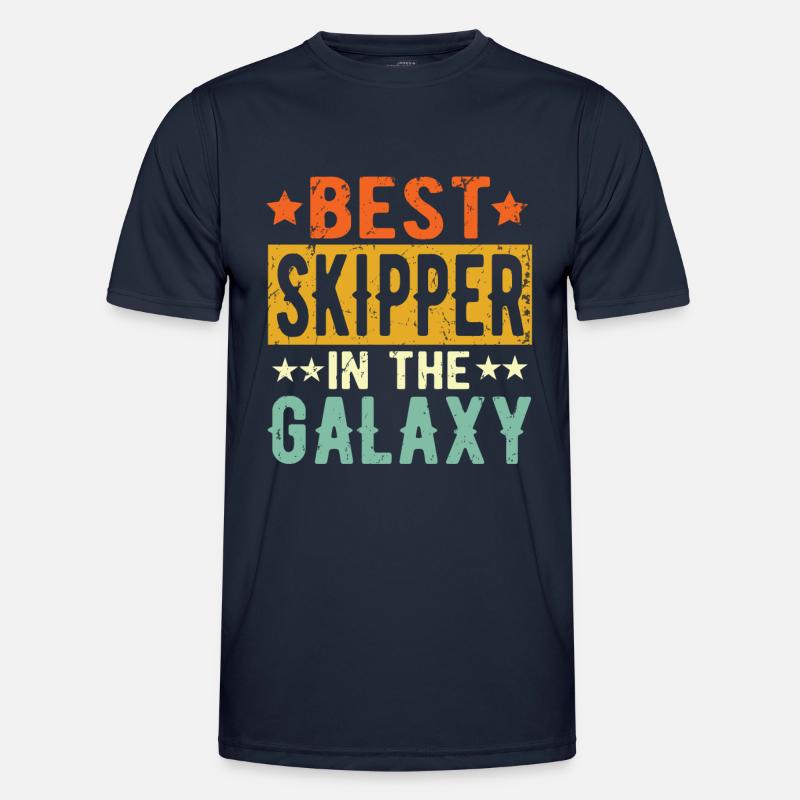Best Skipper ever Skipper Geschenk - Männer Funktions-T-Shirt - Navy