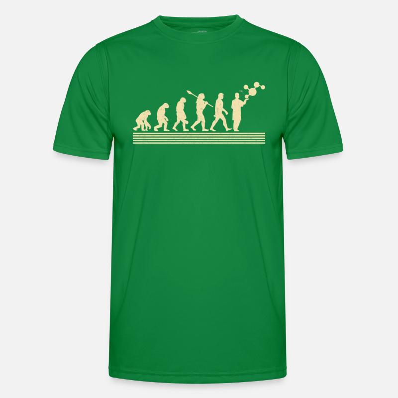 Biologe Evolution Männer Funktions-T-Shirt