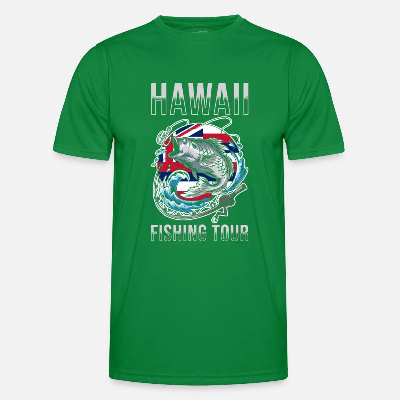 Excursion de pêche à Hawaï T-shirt sport Homme