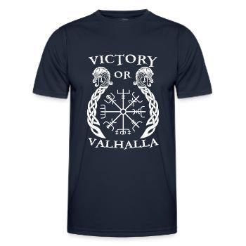 Norsemen Barbarians Norse Mythology Vikings - Men's Functional T-Shirt - navy - Front - AI Model Male 178 dark (178cm)