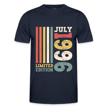 Limited Edition Juli 1996 26. Geburtstag Herren - Männer Funktions-T-Shirt - Navy - Vorne - AI Model Male 178 dark (178cm)
