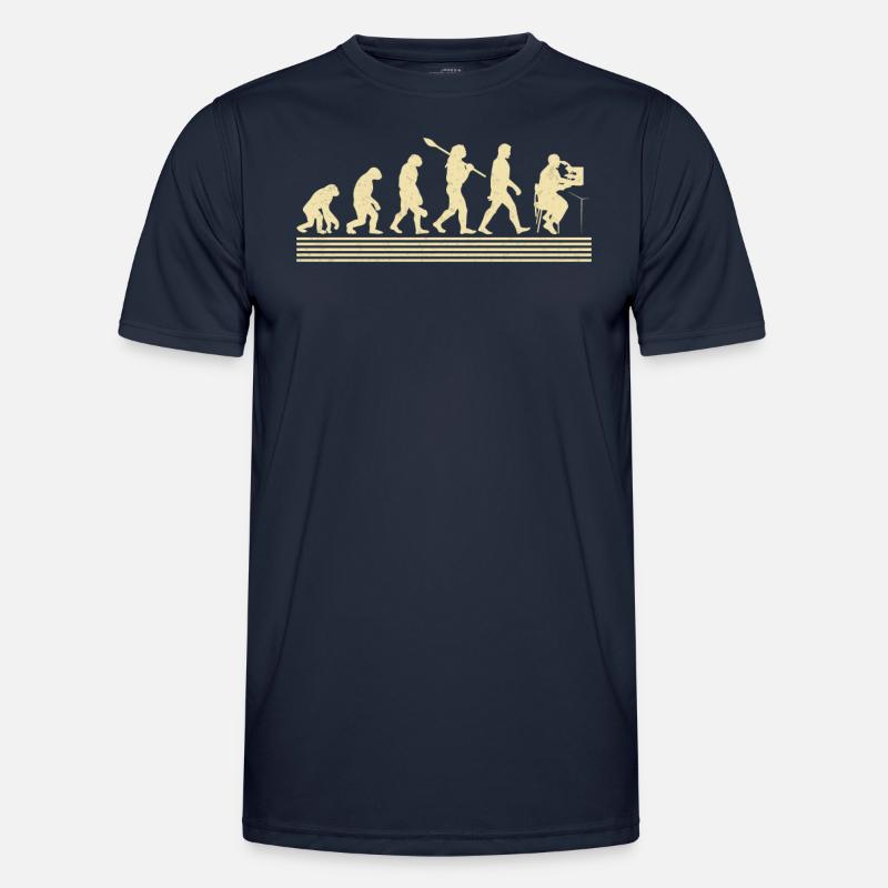 Epidemiological evolution - Men's Functional T-Shirt - navy