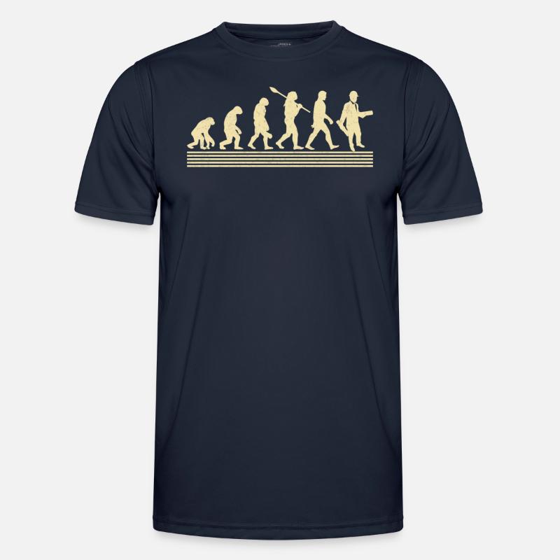 Architekt Evolution - Männer Funktions-T-Shirt - Navy