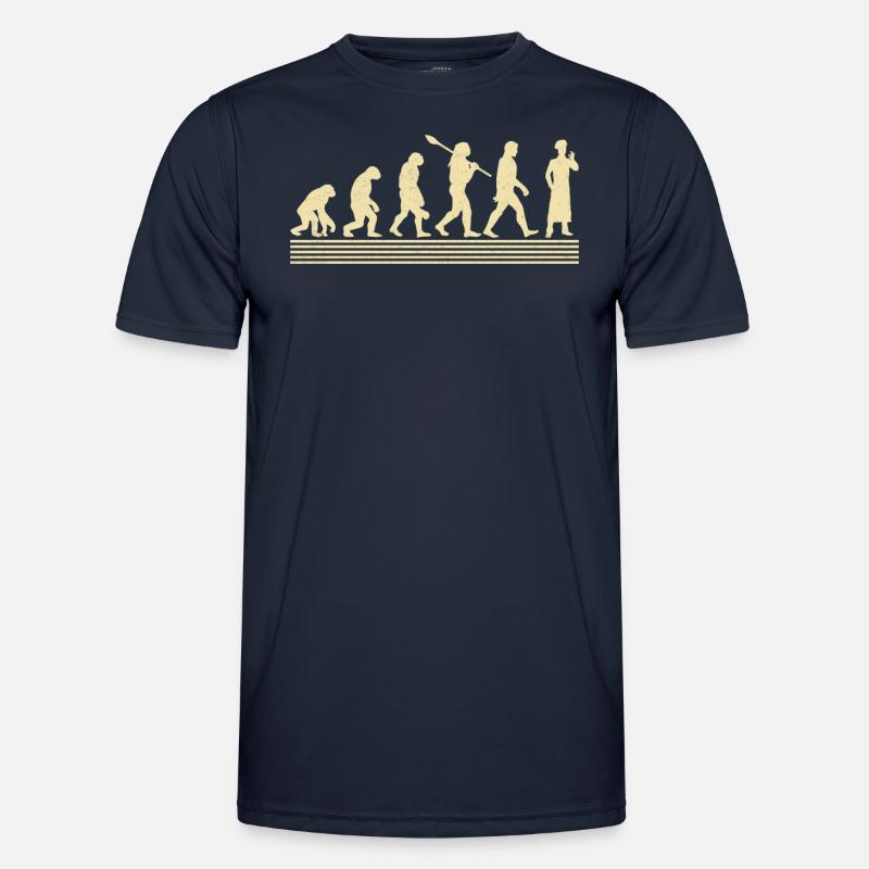 Koch Evolution - Männer Funktions-T-Shirt - Navy