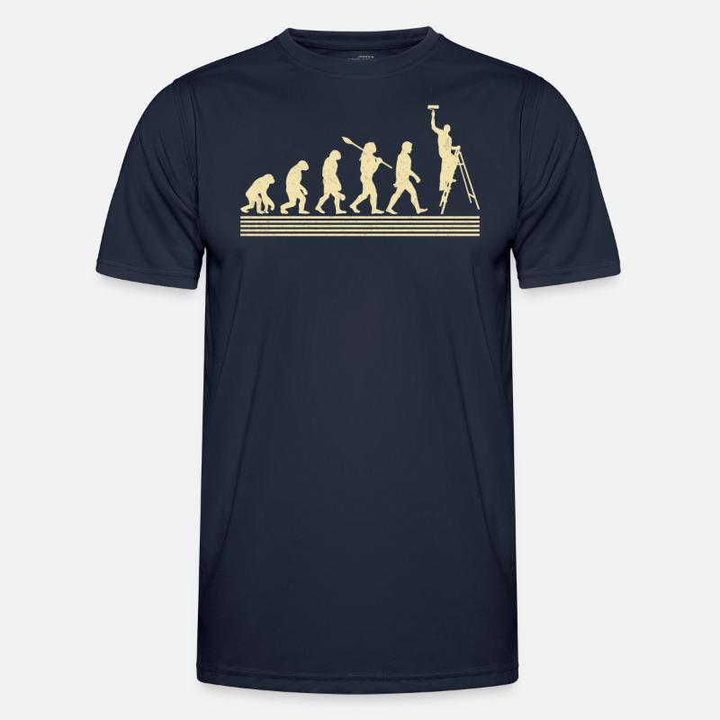 Painter evolution - Men's Functional T-Shirt - navy