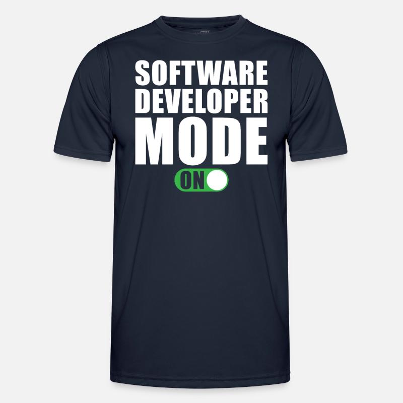 Software Developer Mode On - Men's Functional T-Shirt - navy