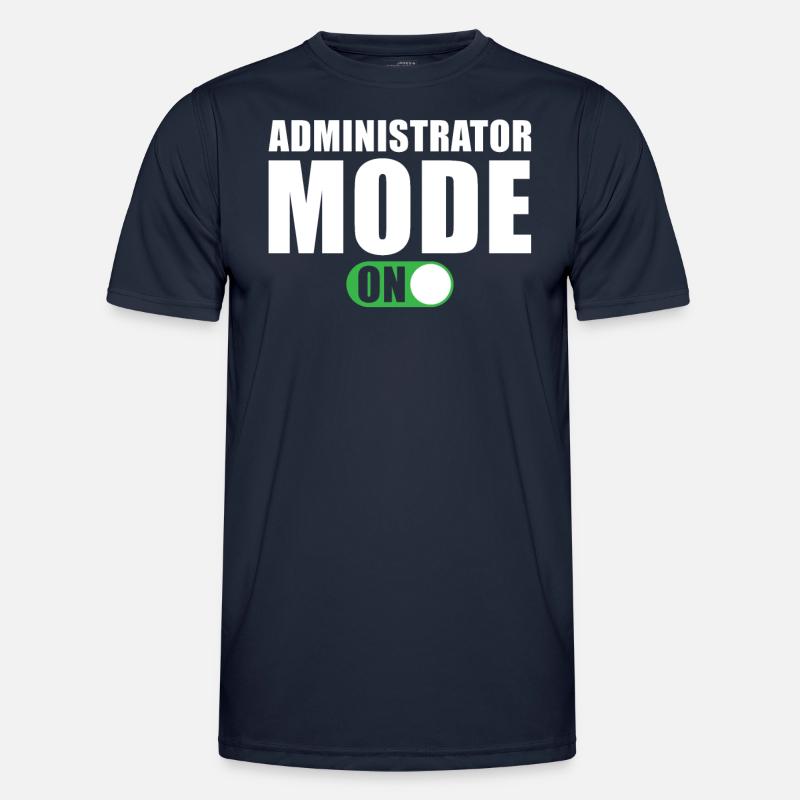 Administrator Mode On - Men's Functional T-Shirt - navy